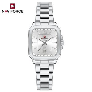 ساعت مچی اورجینال مردانه ناوی فورس|Naviforce|نوی فورس کد رفرنس NF۹۲۳۹ S/W/S سفید