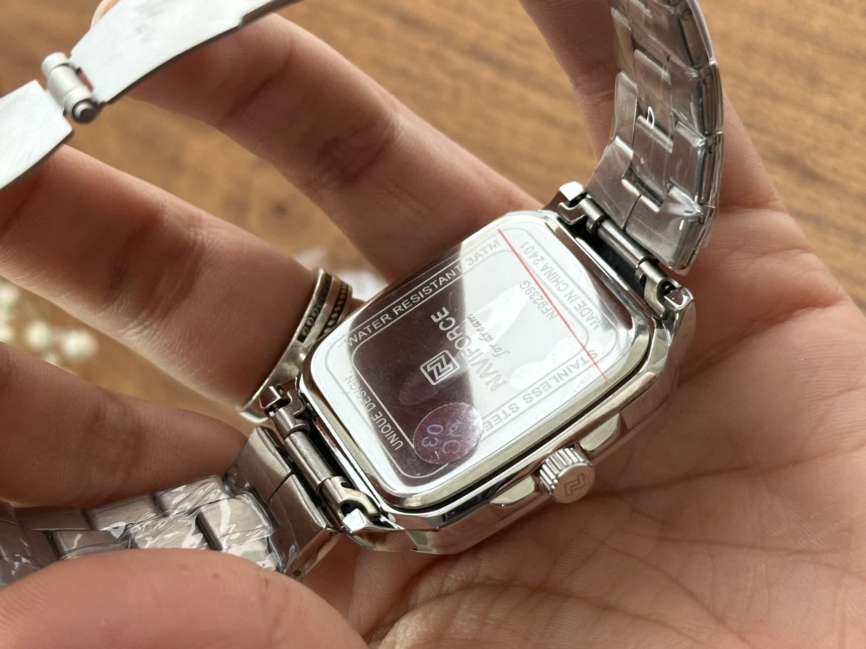 ساعت مچی اورجینال مردانه ناوی فورس|Naviforce|نوی فورس کد رفرنس NF۹۲۳۹ S/W/S سفید