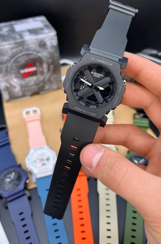 ساعت مچی اسپرت کاسیو جیشاک مدل X بند مشکی